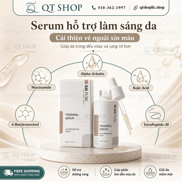 KB PURE - Serum Trắng Da Tirosinol 30ml - EXP 202903