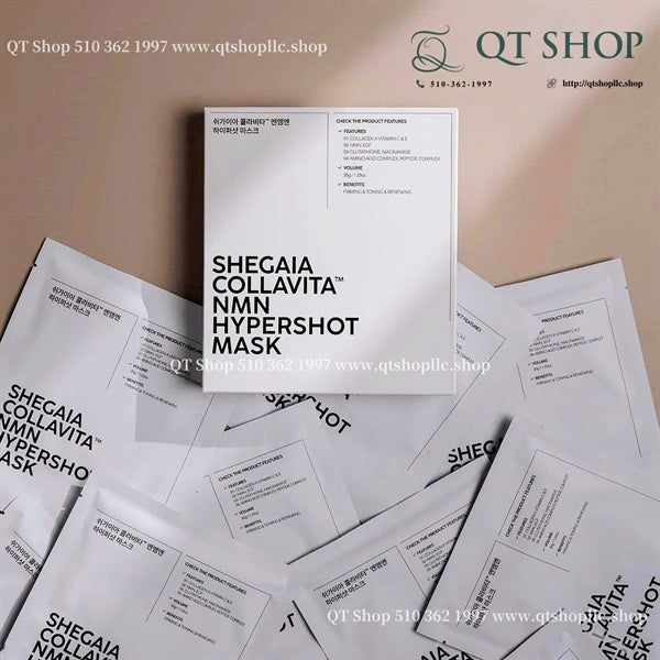 SHEGAIA - Mặt Nạ Thạch Collavita NMN Hypershot Mask - 5ea
