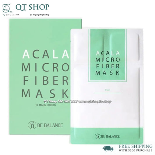 @ BEBALANCE - MICROFIBER Mask Xanh Lá ACALA - 10 ea