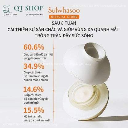 SULWHASOO - Sample Kem Mắt Thông Đỏ Mới - 12 gói x 1ml - EXP 202711