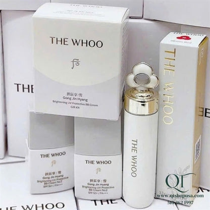 Set Mini BB Whoo trắng 13mlx2 (tông #23) + Son dưỡng Whoo màu 99