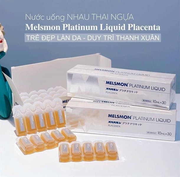 Nhau Thai Ngựa Melsmon - Japan - 30 ống - EXP 202704