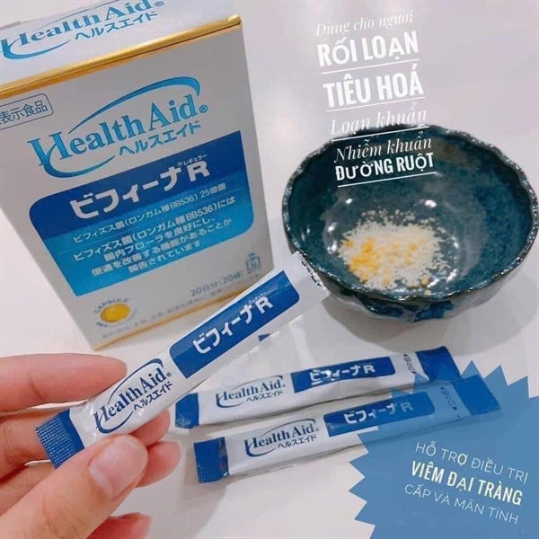 HEALTH AID - Men Vi Sinh Bifina R Nhật Bản - Hộp 20 gói - EXP 2027.08