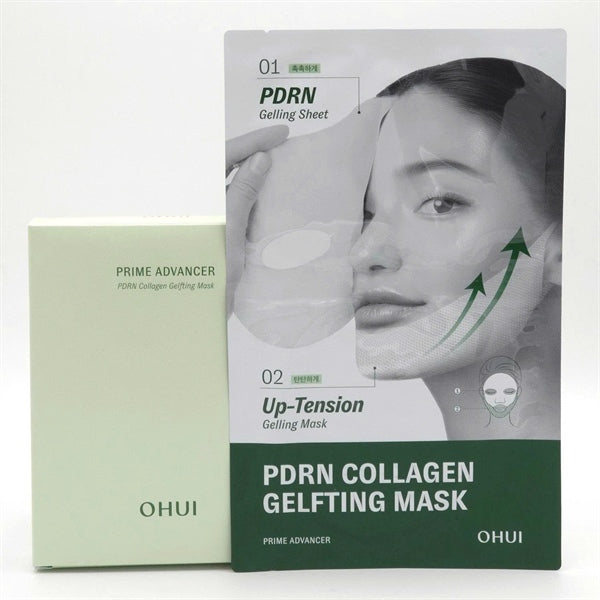 * OHUI - Mask Ohui Xanh Prime Advancer PDRN Collagen Gelfting - 4ea - EXP 20280330