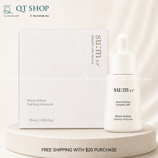 SUM37 - Tinh Chất Micro-Active Calming Ampoule 15ml - EXP 202703