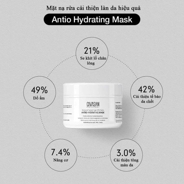 CIVASAN - Mặt Nạ Cấp Ẩm Antio Hydrating Mask - 300g
