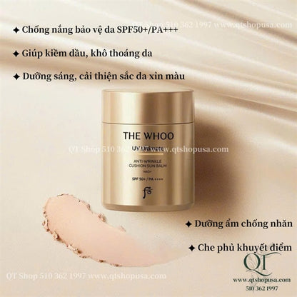 THE WHOO - Set Phấn tươi Whoo Vàng Sun Balm - EXP 202807
