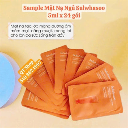 Sample Sulwhasoo Mask Ngủ - 5ml x 24 gói - EXP 202803