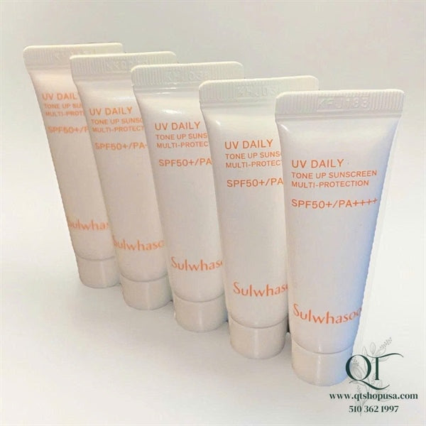 Mini Sulwhasoo KCN Tone up - Combo 5 tuýp x 10ml - EXP 202804