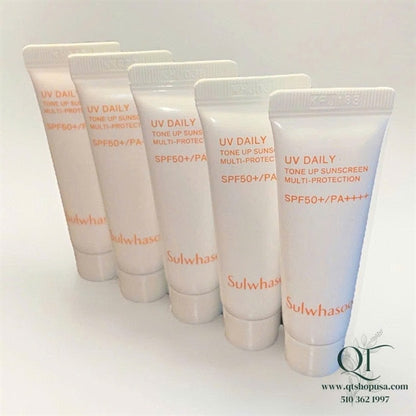 Mini Sulwhasoo KCN Tone up - Combo 5 tuýp x 10ml - EXP 202804