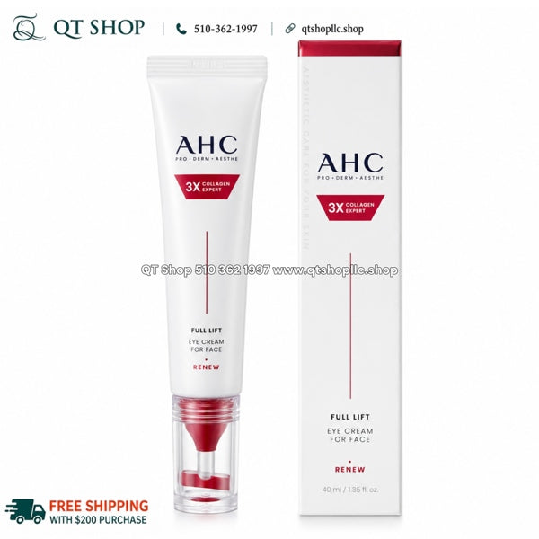 AHC - Kem Mắt Đỏ 3X Collagen Expert Full Lift Eye Cream For Face - 40ml - EXP 202904