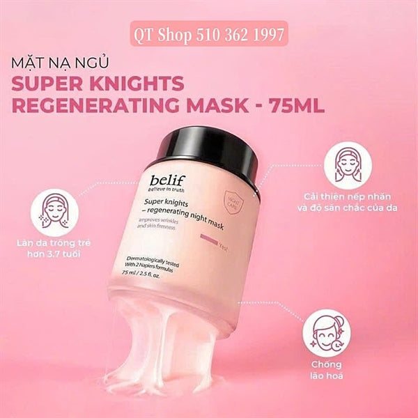 Mask Ngủ - Mặt Nạ Ngủ Belif - Màu Hồng - Chống lão hóa EXP 20270411