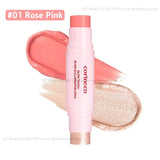 CORINGCO - Thỏi má hồng 2 đầu Glow Touch Rouge - Màu #01 Rose Pink