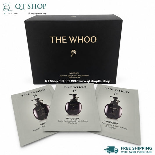 THE WHOO - Sample Dầu Gội Whoo Mới - 7ml x 50 gói - EXP 202812