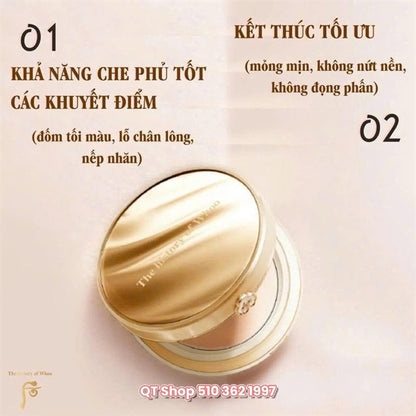 THE WHOO- Phấn Phủ Dạng Nén Whoo - tone 23
