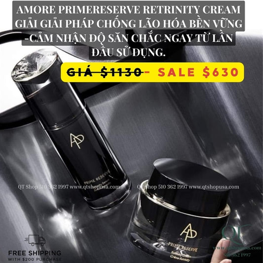 AMORE AP - Set Retrinity Đặc Biệt - gồm Kem - Serum _ Body Cream Full Size - 1280$
