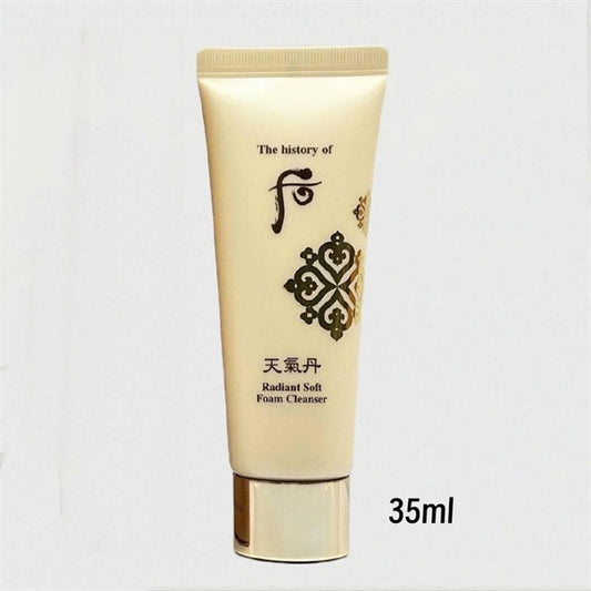 THE WHOO - Mini SRM Sữa Rửa Mặt Hoa Hiên Dạng Kem - 35ml - EXP 202807
