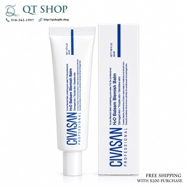 CIVASAN - Kem Dưỡng Phục Hồi H20 Balsam Blemish Balm - Da Khô - 35ml - EXP20280723