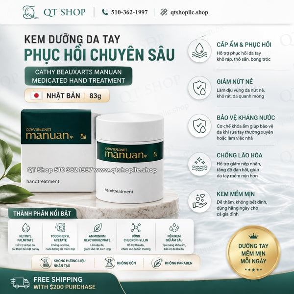 @ Kem Dưỡng Tay Treatment Manuan 83g - Japan