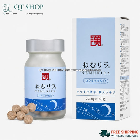 Viên Uống Ngủ Ngon Nemurira Wakan Sinca Nhật Bản - 180 viên