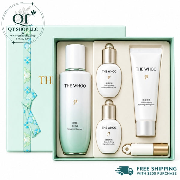 THE WHOO BICHUP - Set Tinh Chất Khởi Nguồn First Care Bichop 130ml - Màu Xanh - EXP 202905 (MỚI)