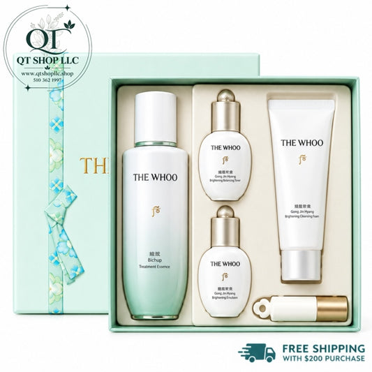 THE WHOO BICHUP - Set Tinh Chất Khởi Nguồn First Care Bichop 130ml - Màu Xanh - EXP 202905 (MỚI)