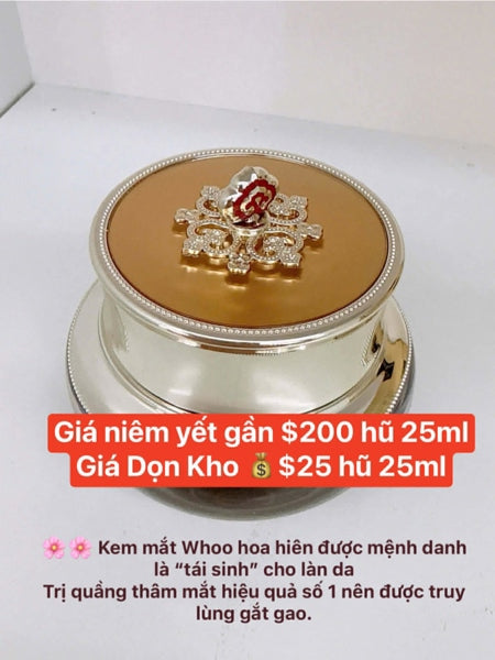 WHOO - Kem Mắt Hoa Hiên Whoo - 25ml - EXP 202712