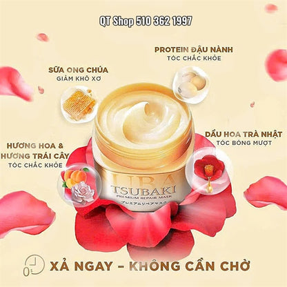 SHISEIDO - Ủ Tóc Tsubaki Premium Repair Hair Mask Japan - 180g