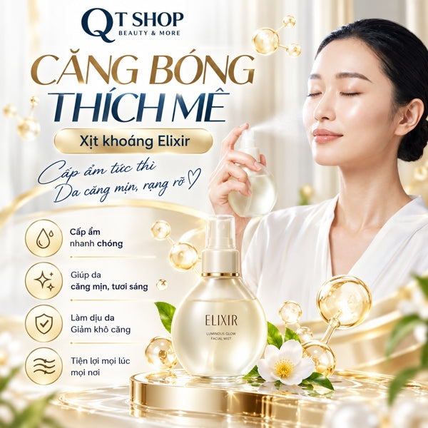 Mist Xịt Khoáng Elixir Superieur Luminous Glow 80ml
