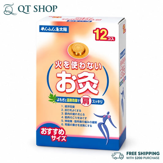 Miếng Dán Ngải Cứu Đông Y Sennenq Taiyo – Chuẩn Y Tế Nhật Bản - 12 miếng