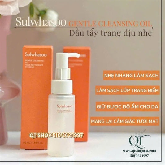 SULWHASOO - Mini Dầu Tẩy Trang Cleansing Oil - 50 ml - EXP 20290323