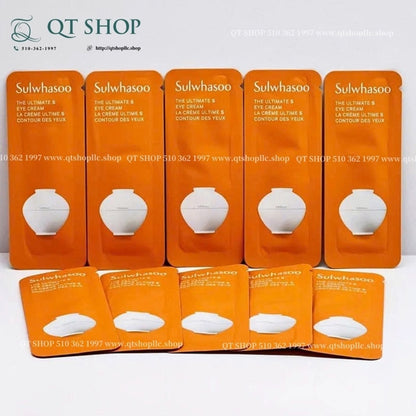SULWHASOO - Sample Kem Mắt Thông Đỏ Mới - 12 gói x 1ml - EXP 202711