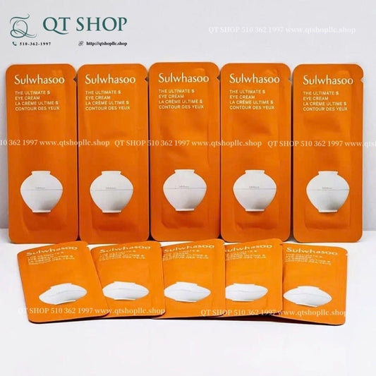 SULWHASOO - Sample Kem Mắt Thông Đỏ Mới - 12 gói x 1ml - EXP 202711