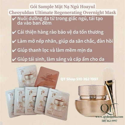 THE WHOO - Sample Mặt Nạ Ngủ Hoayul - 4mlx60 gói - EXP 202812