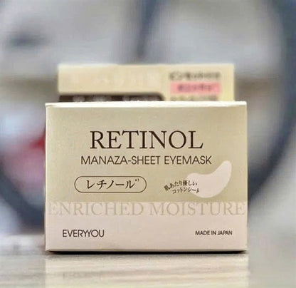 EVERYYOU - Mặt Nạ Mắt Retinol Eye Mask - JP - MÀU VÀNG - 120 miếng