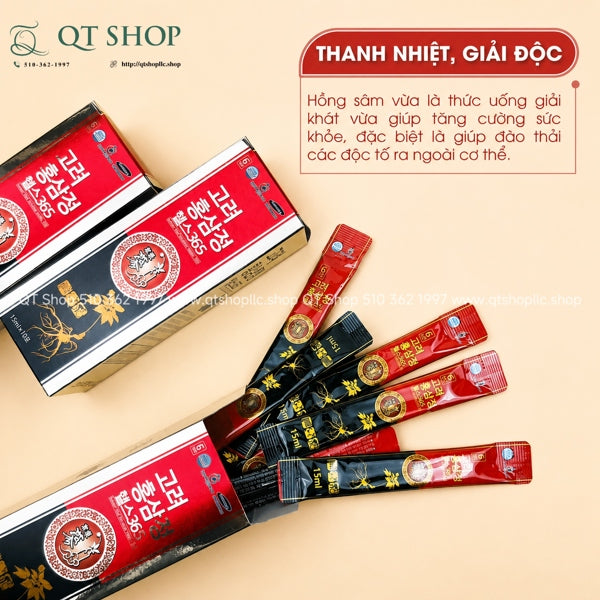 Hồng Sâm Nước Người Lớn 365 - 30 tép - EXP 202812