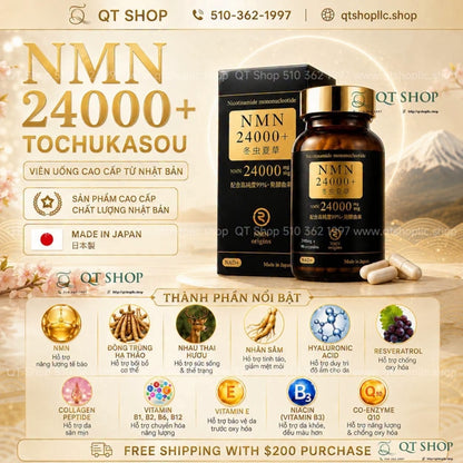 REIPERFECT - Viên Uống NMN 24000 Japan - 90 viên - EXP 202810