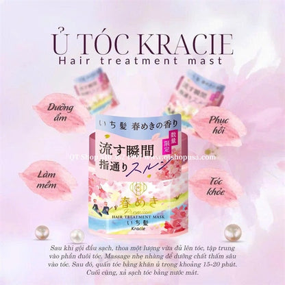 Ủ tóc Kracie Ichikami Premium Hair Treatment Mask