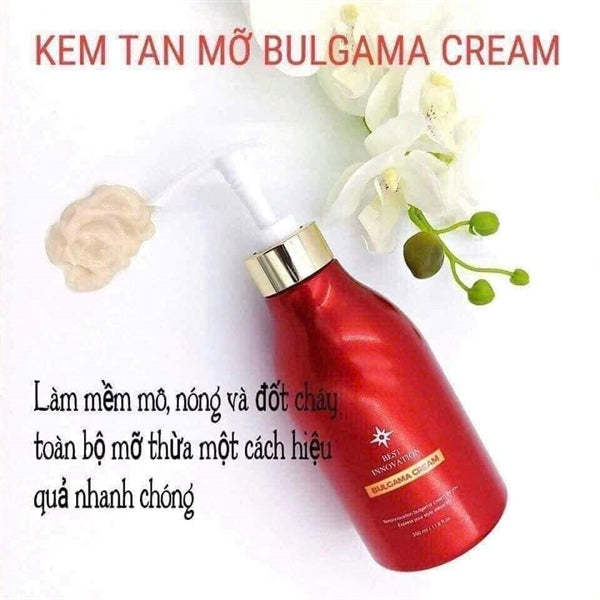 Best Innovation - Kem Tan Mỡ Bụng Bulgama Cream 350ml - Đỏ