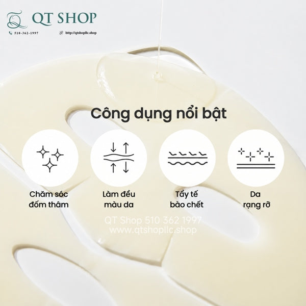 BIODANCE - Mặt Nạ Thạch Radiant Vita Niacinamide Real Deep Mask - VÀNG - 4ea - EXP 202903