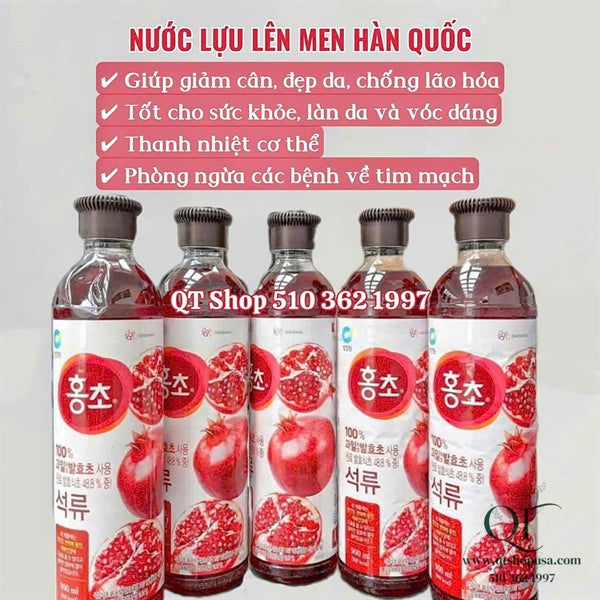 DAESANG - @ - *LM 1* - Nước Giấm lựu Hàn Quốc Giảm Cân 900ml - EXP 202702