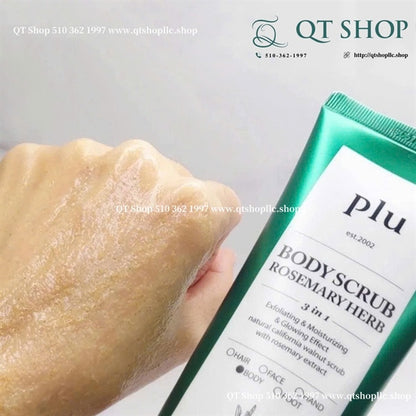 PLU - TDC Tẩy Tế Bào Chết Body Scrub Rosemary Herb - XANH LÁ - 200ml - EXP 202712