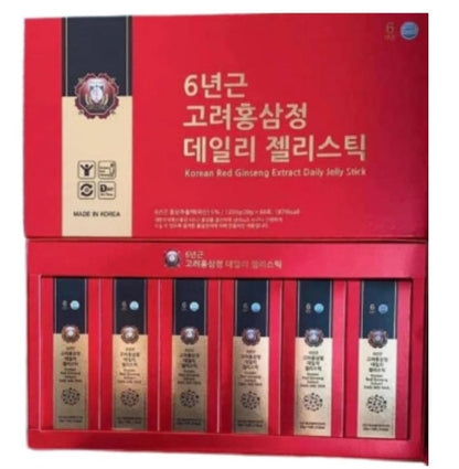 Thạch Hồng Sâm Collagen - 60 gói - BỎ HỘP EXP: 2027.12.09