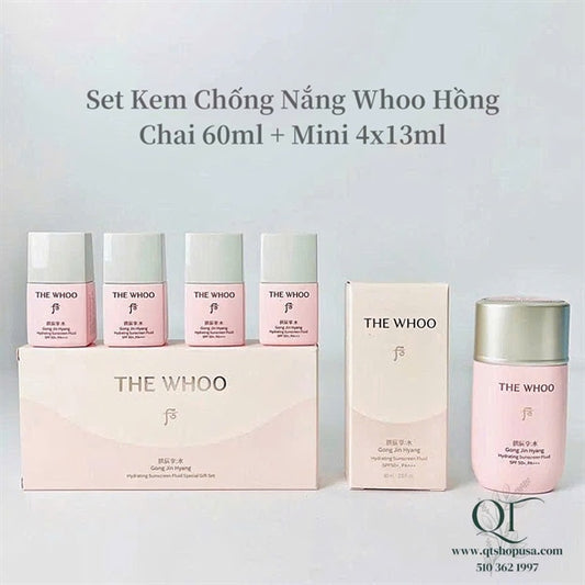Set KCN Whoo Hồng - 48$ - 60ml + 4mini x13ml