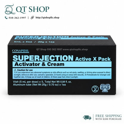 Pharmesthetics - CONAPIDIL SUPERJECTION Active X Pack Activator & Cream - 5mlx5ea/ 20gx1ea