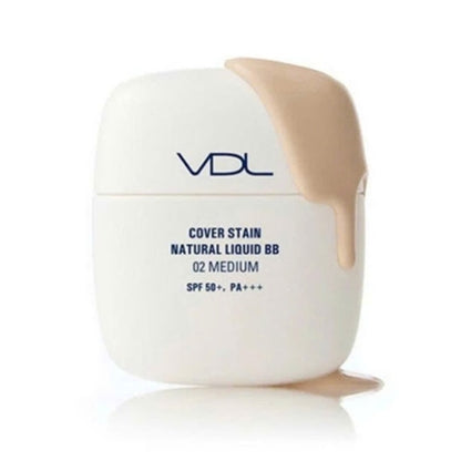 VDL Cover Stain Natural Liquid BB SPF50+ PA+++ 50ml - Tông số 2 - Date 03/2027