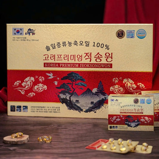 Tinh Dầu Thông Đỏ Chính Phủ 180 viên - BỎ HỘP - EXP 202803