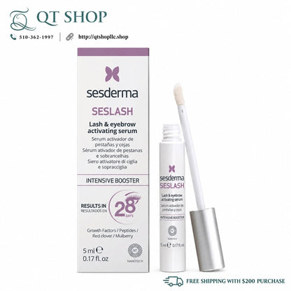 SESDERMA - Tinh Chất dưỡng dày, dài mi Seslash Lash & Eyebrow Activating Serum - 5ml