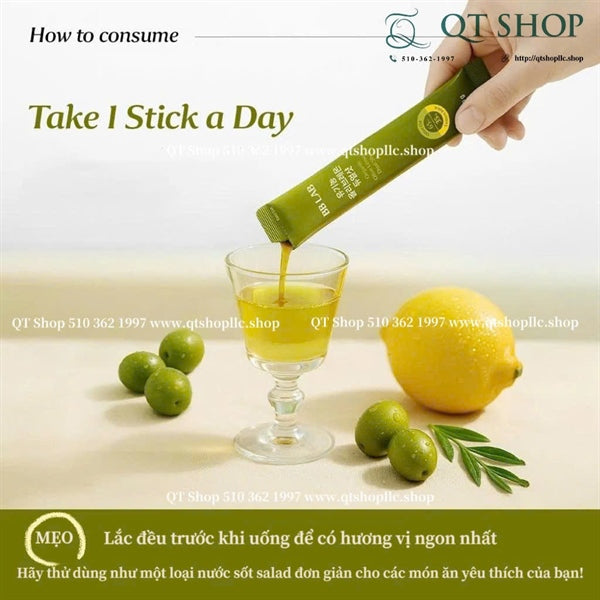 Dầu Oliu Chanh - Olive Lemon Dual Shot BB LAB - 10 gói - EXP 202804