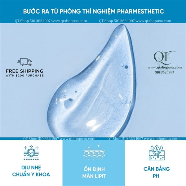 Pharmesthetics - CONAPIDIL Gel Polishing Cleanser 200ml - Sữa Rửa Mặt Làm Sạch Sâu, Dịu Nhẹ Cho Làn Da Nhạy Cảm